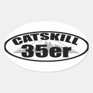 Catskills 35er ovale sticker