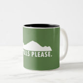 Catskills Alsjeblieft Tweekleurige Koffiemok (Voorkant rechts)