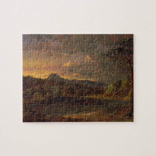 Catskills Creek ( landschap, staat New York) Legpuzzel (Horizontaal)
