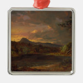 Catskills Creek ( landschap, staat New York) Metalen Ornament (Voorkant)