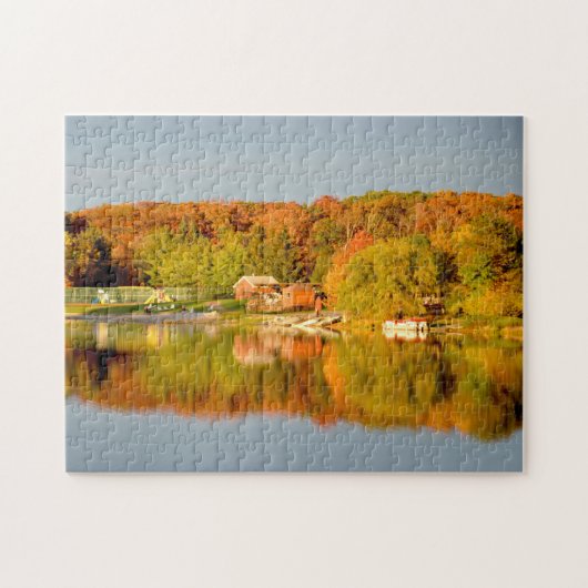 CatSkills dans le puzzle de l'automne (Horizontal)