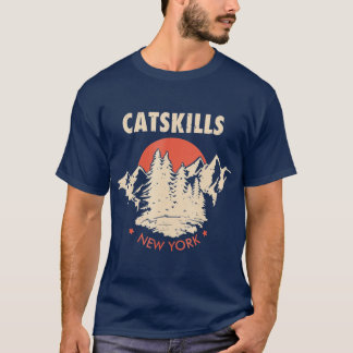 Catskills New York NY Hiking Mountains T-shirt