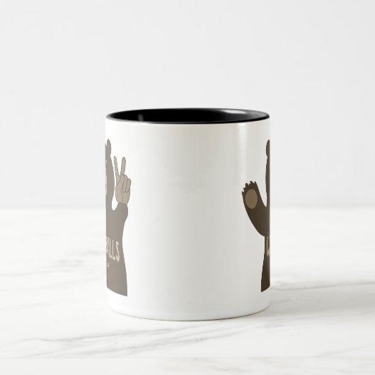 Catskills New York Peace Beer Tweekleurige Koffiemok (Center)