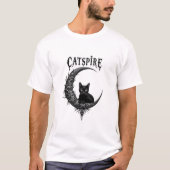 CATSPIRE : Lune gothique et conception de T-shirts (Devant)