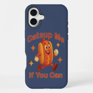 Catsup Me If You Can Funny Hot Dog beroemd gemaakt iPhone 16 Plus Hoesje