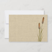 Cattail Lake-respons RSVP Kaartje (Achterkant)