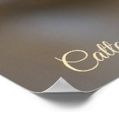 Cattail Plant Photo Poster (Coin)