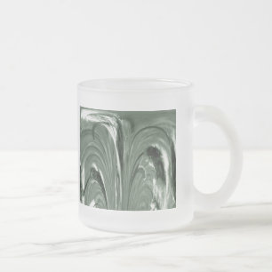 Cattails Abstraite Mug en verre - Forêt