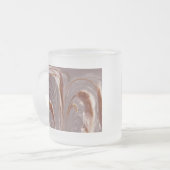Cattails Abstraite Mug en verre - Heather (Devant gauche)