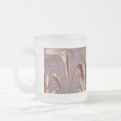 Cattails Abstraite Mug en verre - Heather (Gauche)
