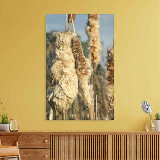Cattails Canvas (Insitu (Woonkamer))