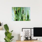 Cattails Poster (Thuiskantoor)