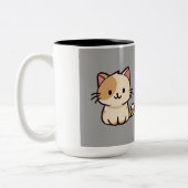 catthings tweekleurige koffiemok (Links)