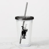 Cattitude acryl drinkbeker (Achterkant)