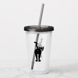 Cattitude  acryl drinkbeker