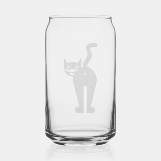 Cattitude blikvorm glas (Achterkant)