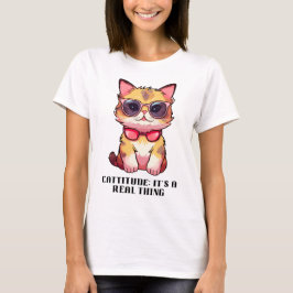 Cattitude: Het is een echt iets T-shirt