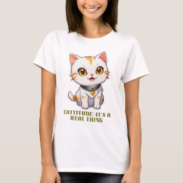 Cattitude: Het is een echt iets T-shirt