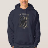 Cattitude On! - Cat Hoodie (Voorkant)