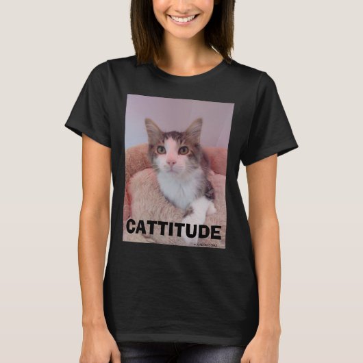 CATTITUDE Ragdoll Cat GIZMO T-shirt (Voorkant)