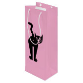 Cattitude  wijn cadeautas (Achterkant Gekanteld)