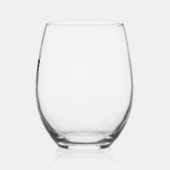 Cattitude  wijnglas zonder voet (Links)