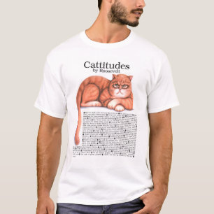 Cattitudes Poster T-shirt