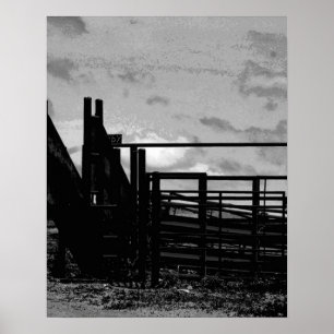 CAttle Chute scène Poster