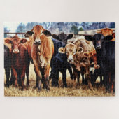 Cattle Color Variety Puzzle géant (Horizontal)