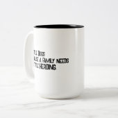 Cattle Dog Herding Coffee Mok (Voorkant links)