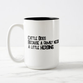 Cattle Dog Herding Coffee Mok