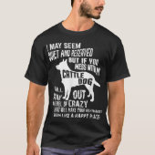 Cattle Dog Shirt Gek Grappig Blauw Heeler tshirt (Voorkant)