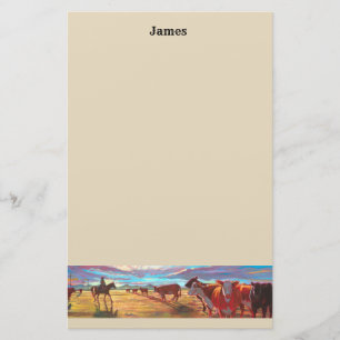 Cattle Paper Stationery aanpassen Briefpapier