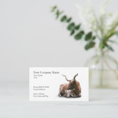 Cattle Rancher Farmer Visitekaartje (Staand voorkant)