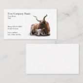 Cattle Rancher Farmer Visitekaartje (Voorkant / Achterkant)