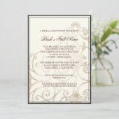 Cattleya Orchid Black Cream - Invitation Fête des  (Debout devant)