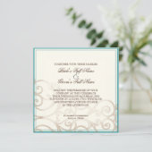 Cattleya Orchid blue - Weddenschap Kaart (Staand voorkant)