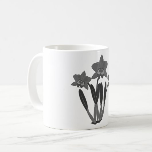 Cattleya Orchid Café Mug (Devant gauche)