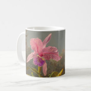 Cattleya Orchid en drie kolibries kop
