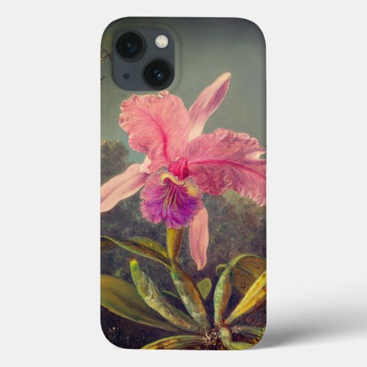 Cattleya Orchid en drie kolibries kop Case-Mate iPhone Case (Achterkant)