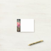 Cattleya Orchid en drie kolibries kop Post-it® Notes (Op bureau)