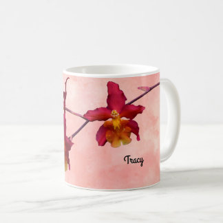 Cattleya Orchid Mok, voeg jouw naam toe Koffiemok