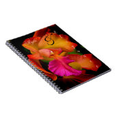 Cattleya Orchid Portrait Notitieboek (Rechterzijde)