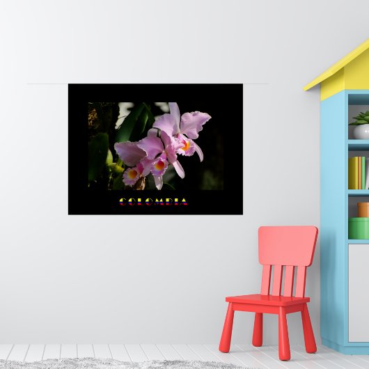Cattleya Orchid Poster (Kinderkamer 1)