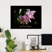 Cattleya Orchid Poster (Thuiskantoor)