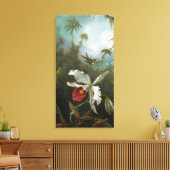 Cattleya orchidee verpakt Canvas Afdruk (Insitu (Woonkamer))