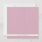 Cattleya Pink Orchid Wedding Uitnodiging (Achterkant)