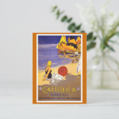 "Cattolica"  Italiaans reisposter Briefkaart (Staand voorkant)