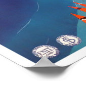 Cattolica Italie vintage voyage Poster (Coin)