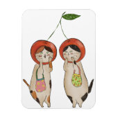 Catty Cherries Magneet (Verticaal)